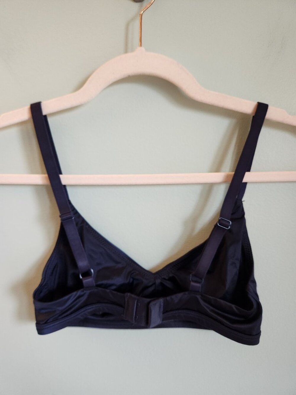 Negative Bra 1 Dark Blue Women's Non Wire Wireless Fits 30D 32C 34A 34B 36A - Picture 4 of 8